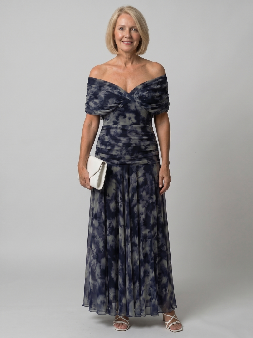Calen | Off-Shoulder Midi Dress