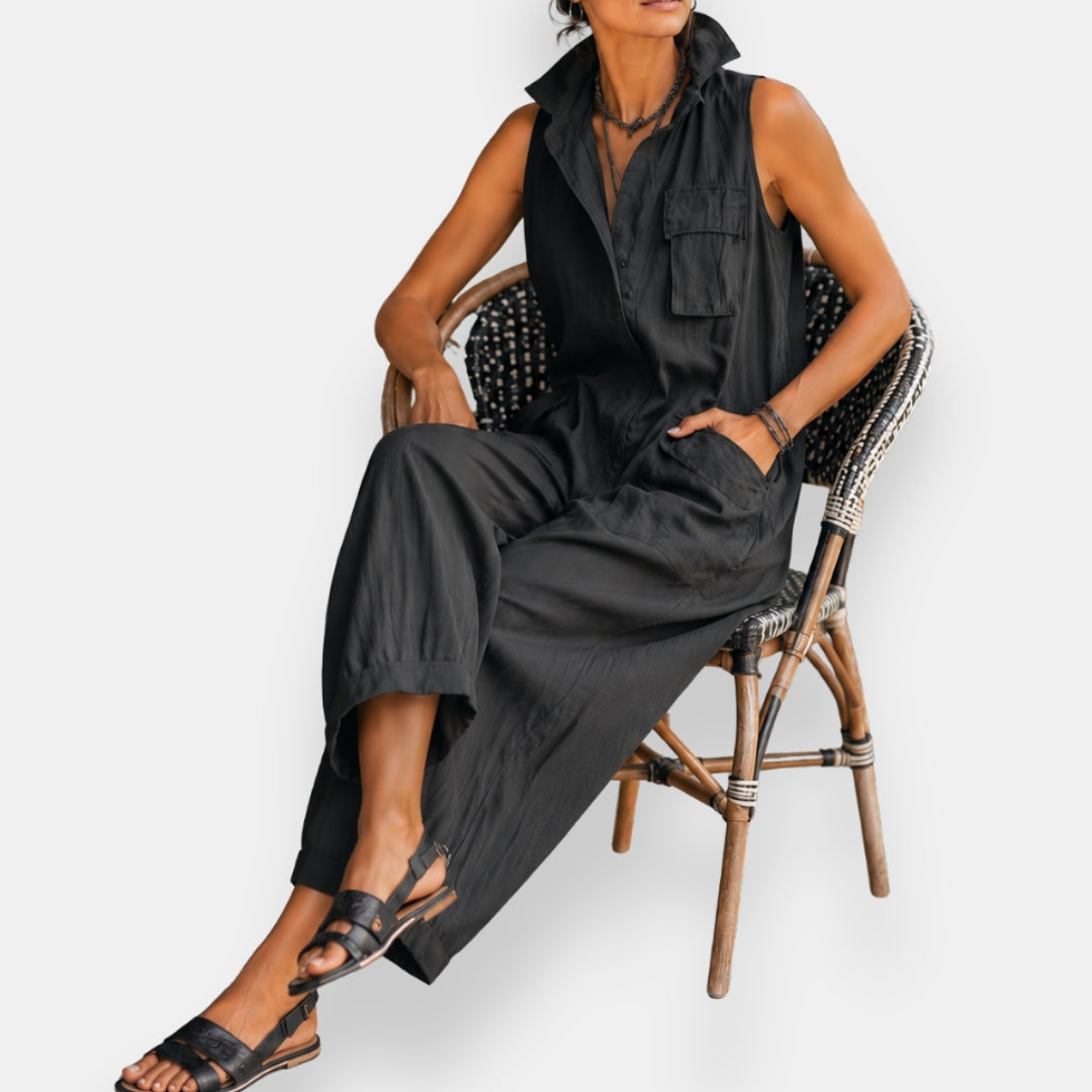 Camille | Effortless Sleeveless Jumpsuit