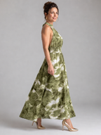 Olivia | Printed Midi Dress