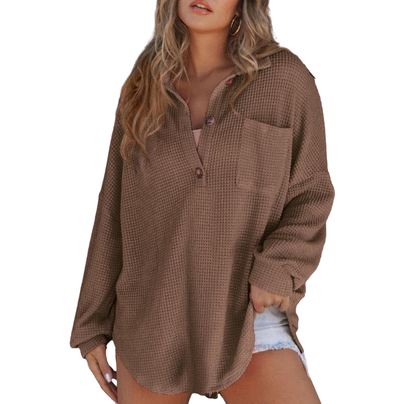 Kathryn | Button Tunic Blouse