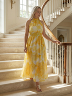 Sylin | Halter Midi Dress