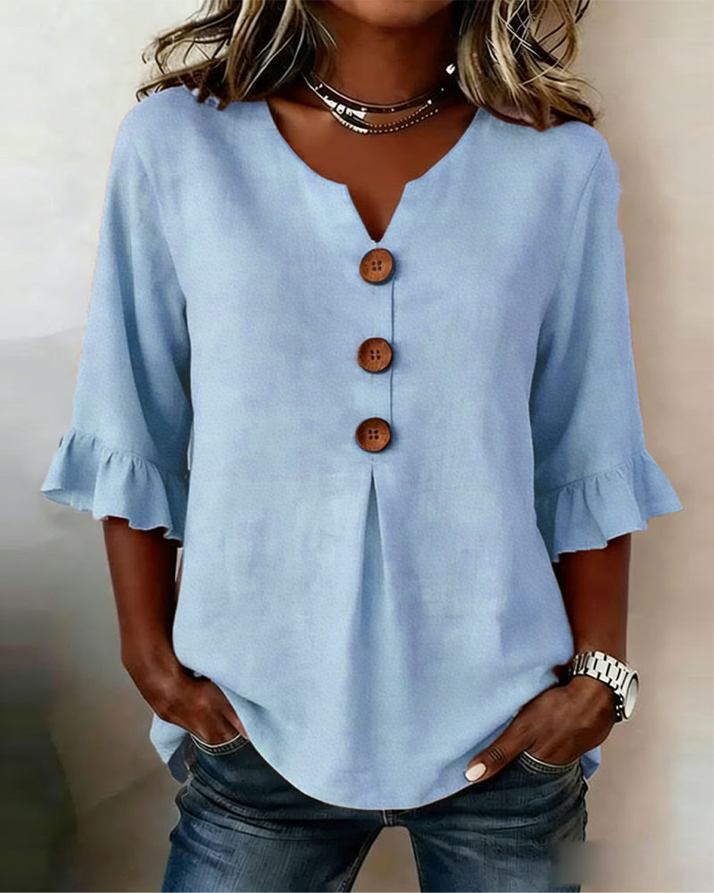 Sophia | Ruffle-Detail Blouse