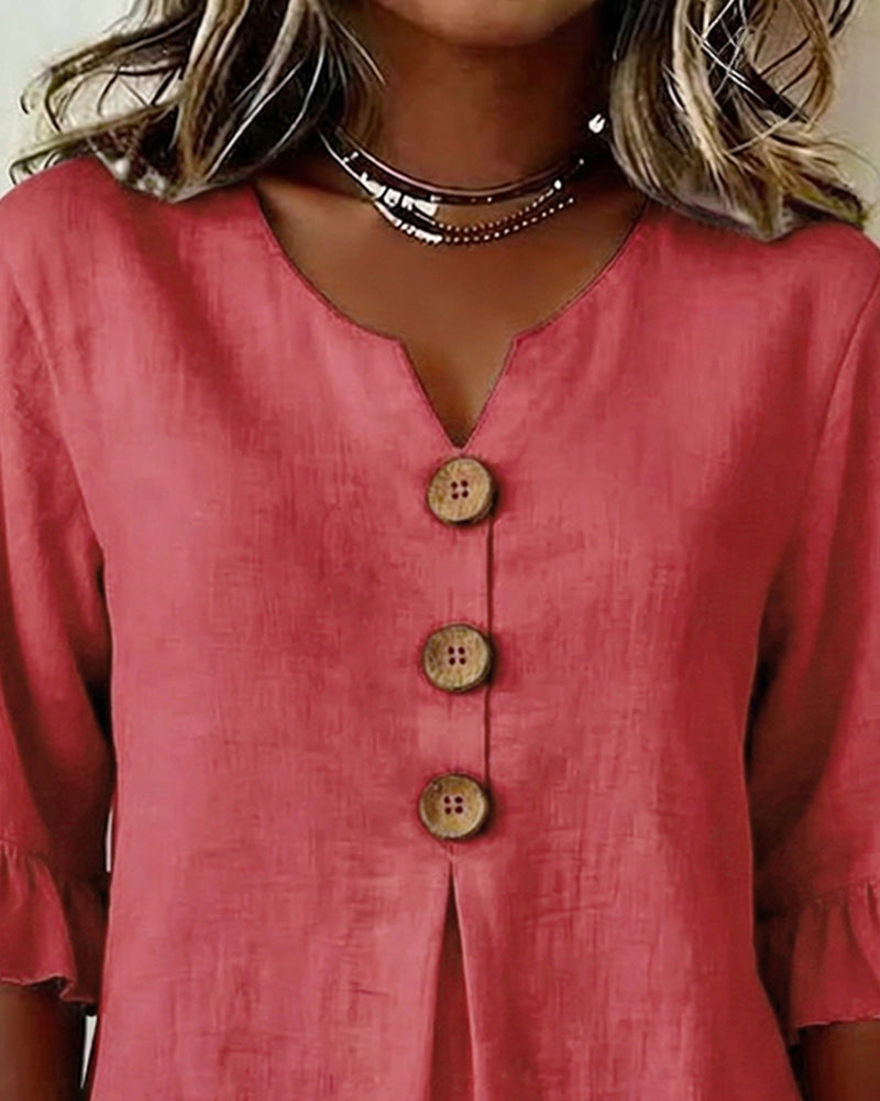 Sophia | Ruffle-Detail Blouse