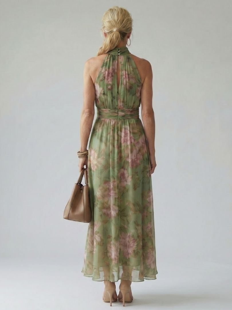 Mirelle | Halter Midi Dress