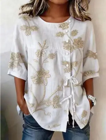 Celestina | Romantic Floral Blouse