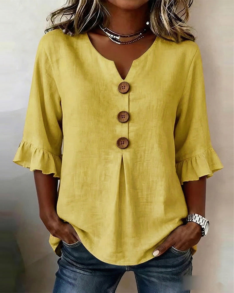 Sophia | Ruffle-Detail Blouse