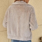 Elowen | Soft Textured Zip-Up Jacket