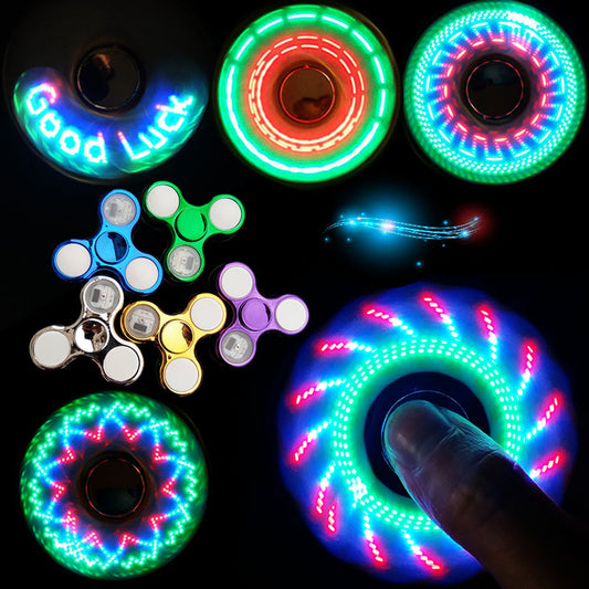 Luminous LED Light Glow In The Dark Fidget Spinner